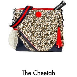 Georgie and Lou, The Cheetah 🐆 Pickleball Bag Sponsors of the PPA Tour